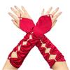 Arm Warmer Party Formal Gloves Bow Full Finger Gloves Temperament Women Long Gloves  Women