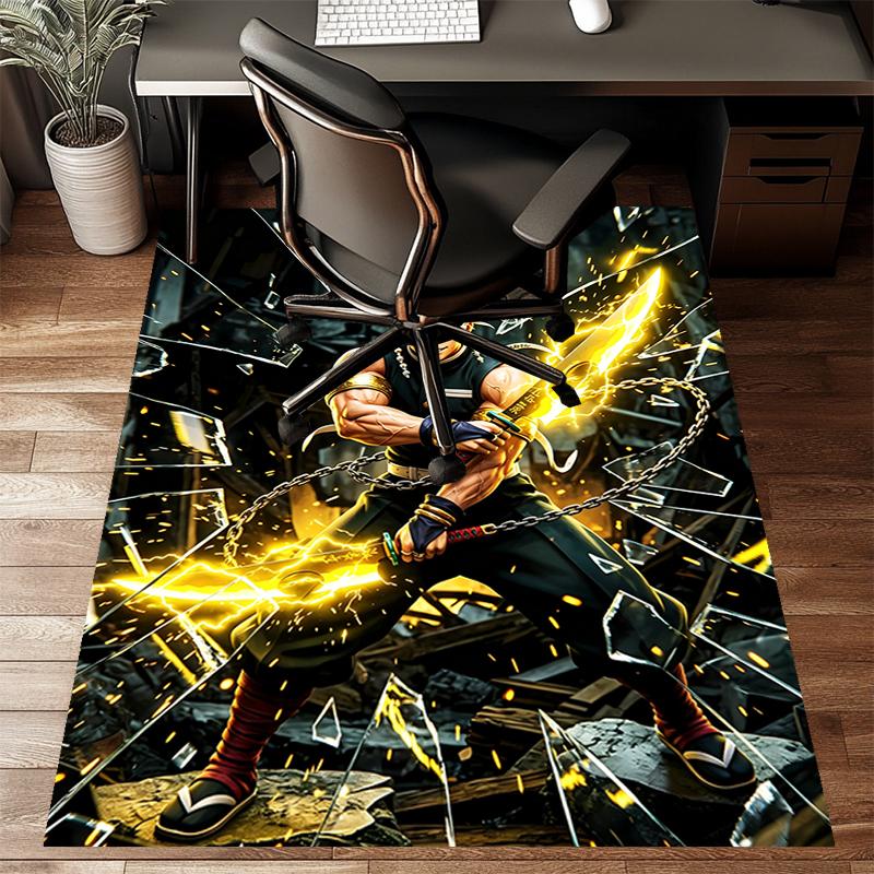 Uzui Tengen3Printed Area Rug Carpet for Bedroom Living Room Home Decor Rugs Mat Non Slip Mat Rug for Bedside