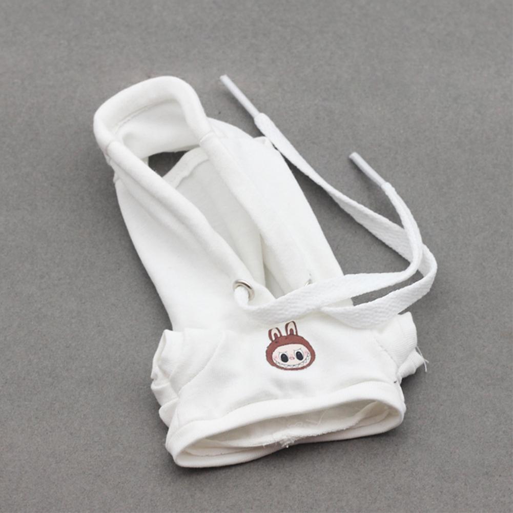 For Labubu Doll Clothes Fashion Clothes Hoodies Doll Clothes Color Match Hoodies Dolls Accessories Cute Decoration Little Cloths