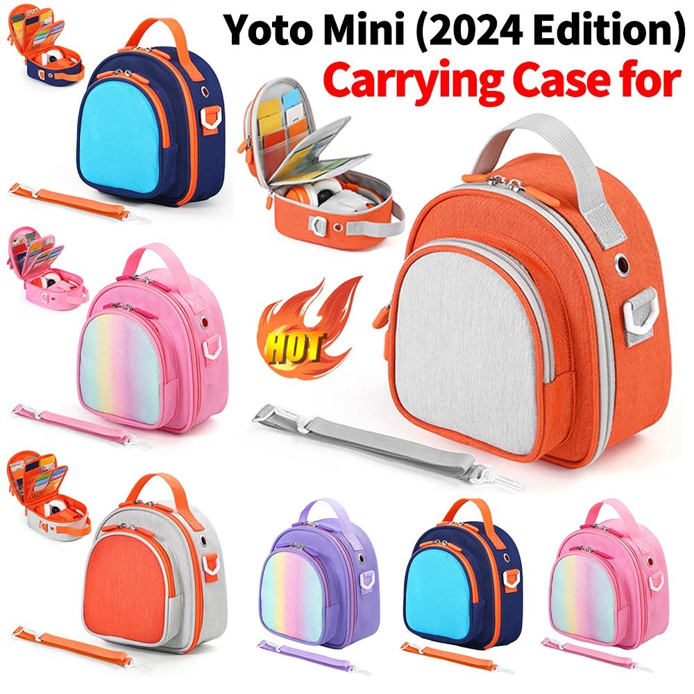 Hard Carrying Case Bag for Yoto Mini Music Player Travel Storage Bag Card Holder Hold Up To 30 Cards Protective Case for Audio