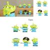 Set Of 6 Three-eyed Monster Anime Cartoon Alien Action Figures Toy Figurines