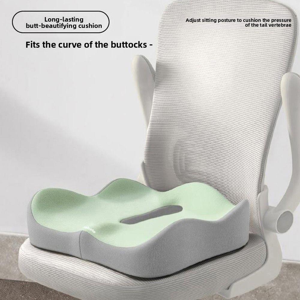 Ergonomic Lumbar Support Pillow Memory Foam Office Chair Pad Waist Cushion for Office Chair