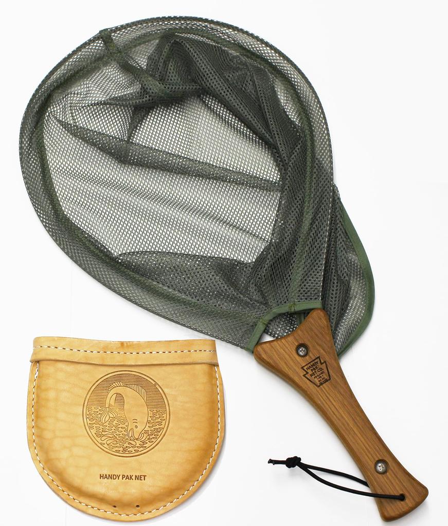 InstaNet with S Wooden Leather Mesh Net Cord, Size, Handle, Case,