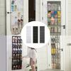 Over The Door Shoe Storage Rack With 24/28 Deep Mesh Pockets, Shoe Storage Bag, Household Storage Organizer For Bedroom, Bathroom, Living Room, Home