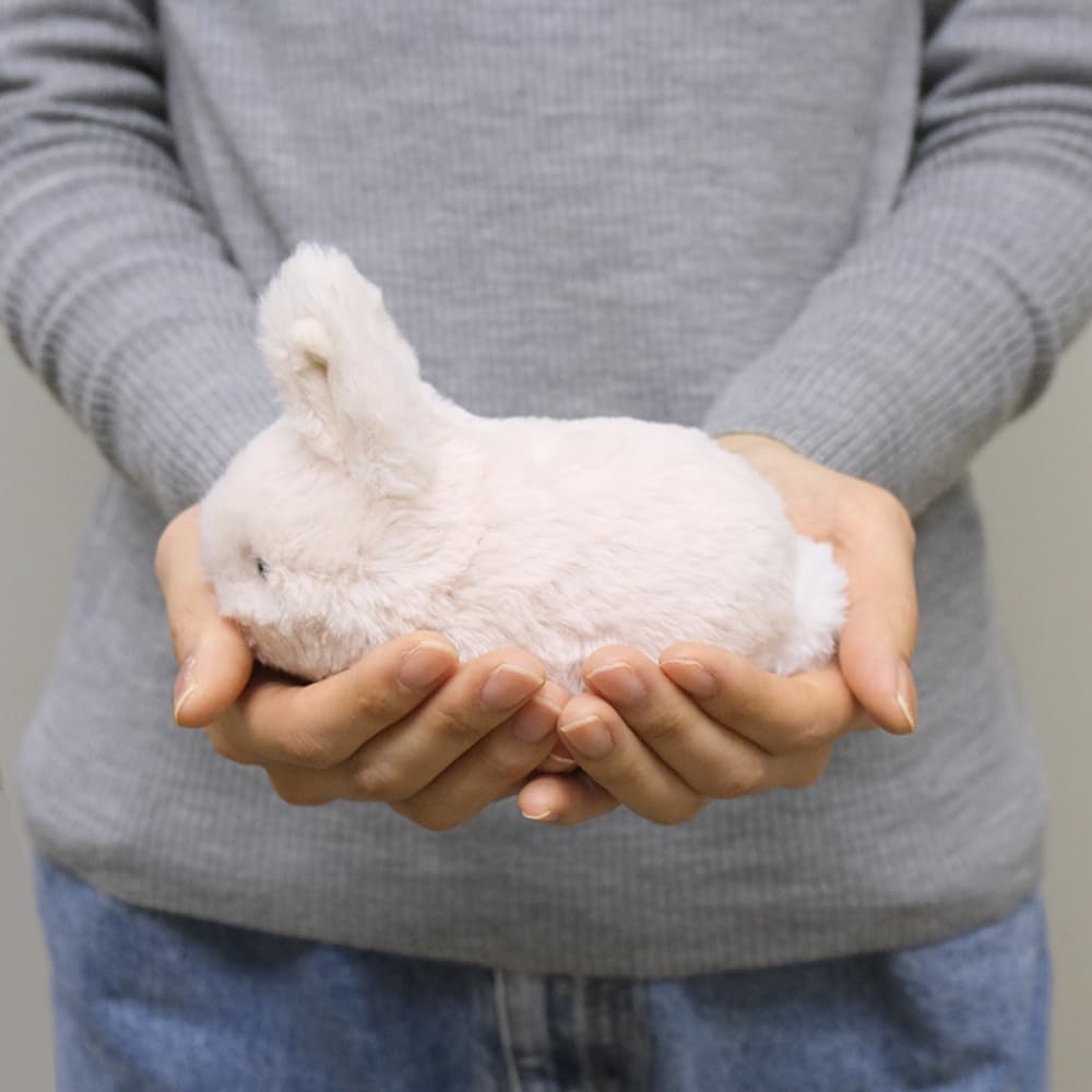 SunLemon Baby Animals Small Chinchilla WH 8 x 20 x 7 cm Plush Toy Baby Animal Cute Fluffy Animal Stuffed Animal Photoshoot P-1233