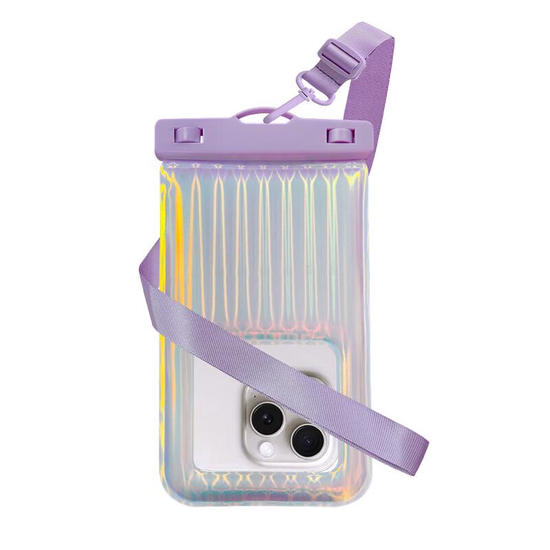Union Messenger Iridescent Waterproof Phone Pouch 7.5-inch