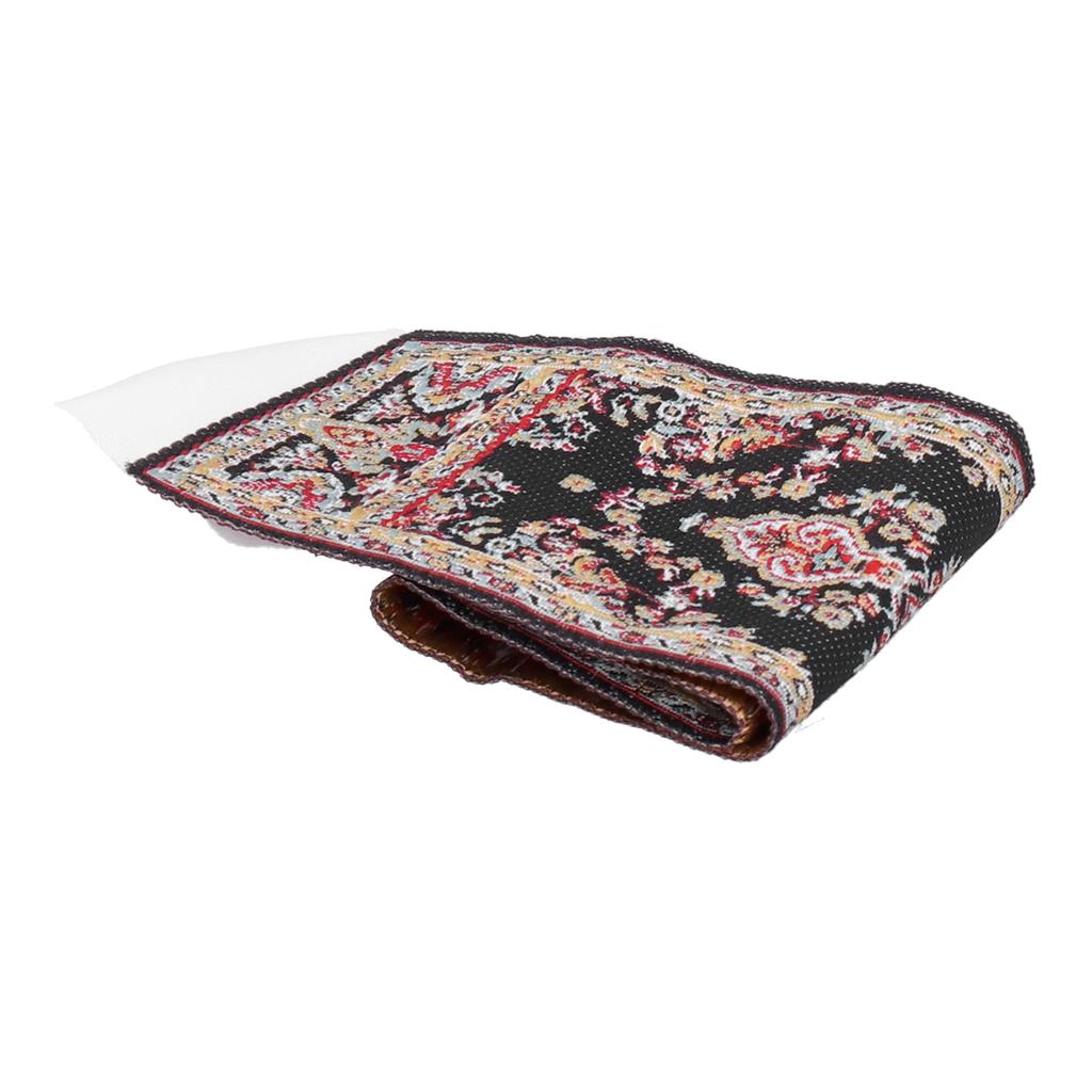 1:12 Dollhouse Woven Carpet Miniature Rug Doll House Decoration Children Gift Accessories#4