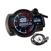 Universal Motorcycle Tachometer Multifunction LCD Display Odometer Fuel Level Monitor ABS Material Built For Motorcycles