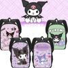 Kuromi Student Backpack Set With Pen Case And Shoulder Bag