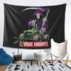 Classic Monster Jam Pattern Tapestry Wall Hanging Aesthetic Home Decor Tapestries for Living Room Bedroom