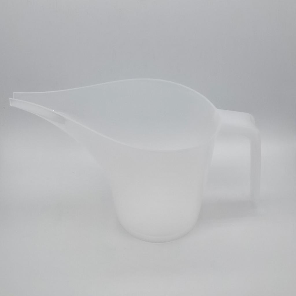 Easy Pour Measuring Cup with Funnel Spout Clear Plastic 1L Pastry Cake Making