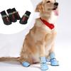 Big Dog Shoes Non Slip Double Layer Medium And Large Dog General Black Foot Cover Cotton Warm Slippers With Drawstring Rope