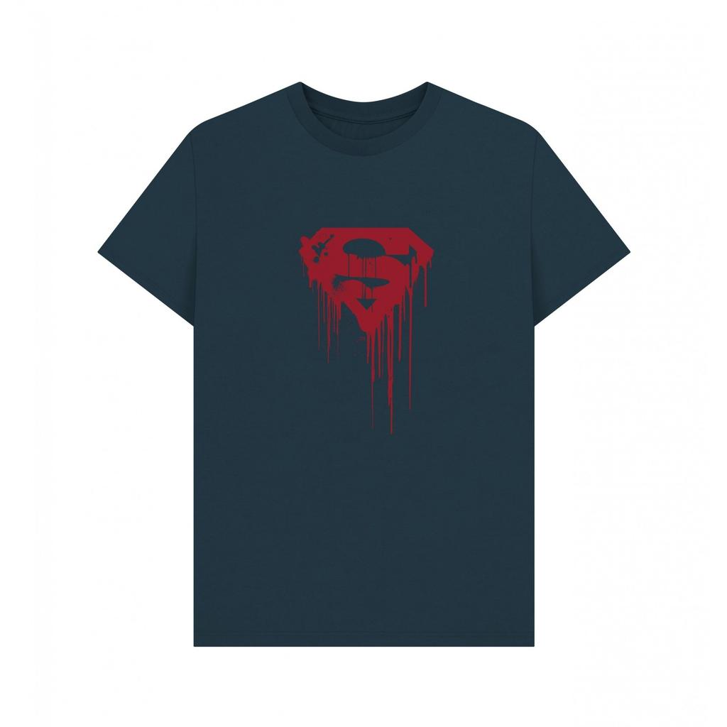 Superman Unisex Adult Official Drip Shield T-Shirt