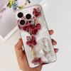 Flower Butterfly Women Fashion Back Cover For iPhone 16 Pro 16 Plus 16 Pro Max Phone Funda Transparent Soft TPU Silicone Case