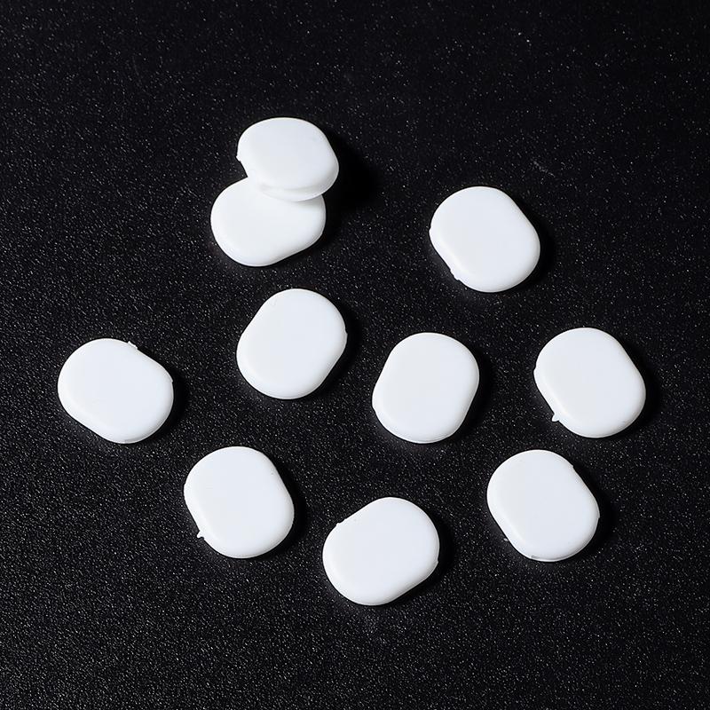 10pcs/lot Silicone Earring Clip Pad Cushion Transparent Earrings Plugs Anti-pain Pad for Jewelry Making Supplies DIY Accessories