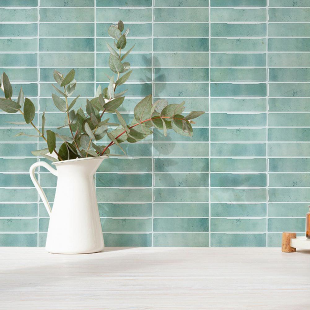 Self-adhesive Tile Stickers Wall Tile Stickers Waterproof Self Adhesive 3d Tile Wall Stickers for Kitchen Bathroom Room