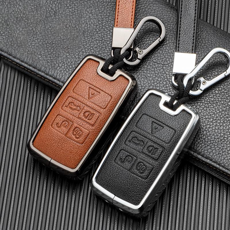 Zinc Alloy Car Remote Key Case Cover Shell Fob for Land Rover Range Rover Evoque Discovery Sport Velar for Jaguar XE E-PACE XF