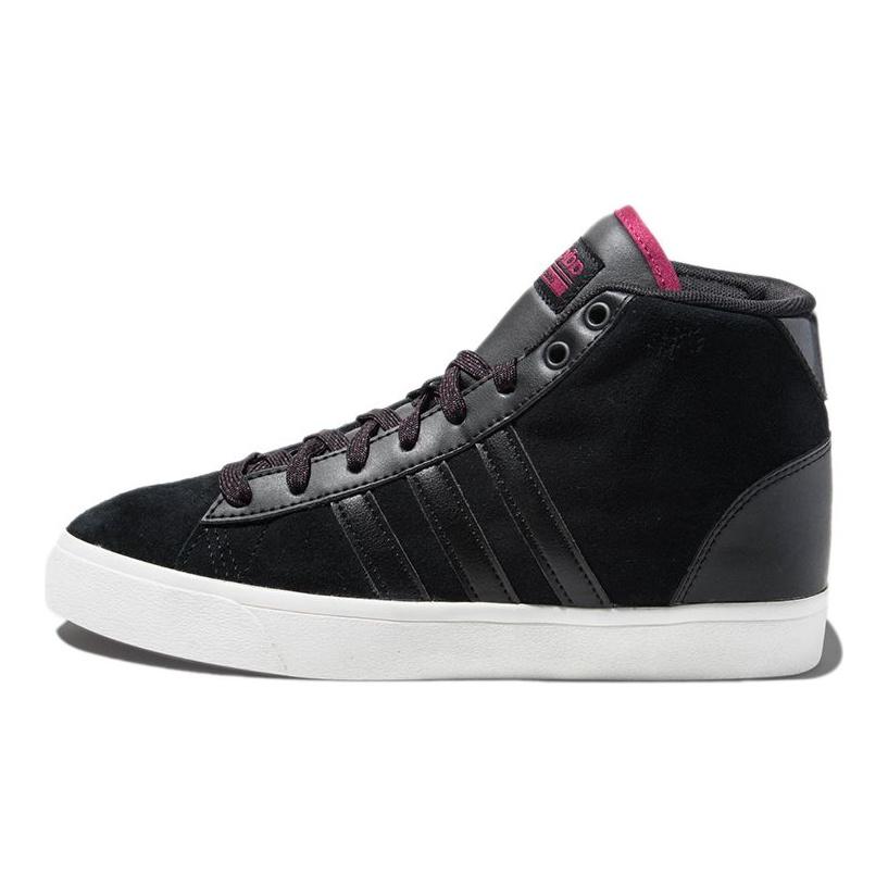 adidas Neo Cf Щоденні Високі Скейт-Кросівки Середньої Висоти Міцні Легкі Жіночі Кросівки Вугільно-Чорні B74252