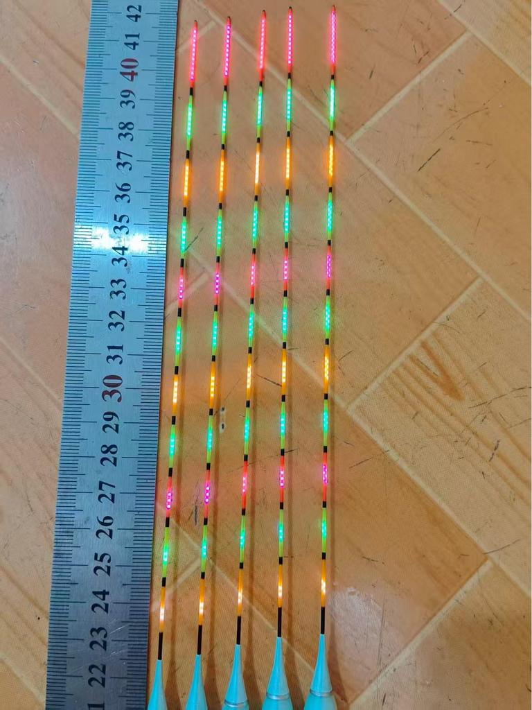 Jiang Xiaoxian 316LED Ultra-fine 0.8 Luminous Float with Color-Changing Hook and Cold Light Tail