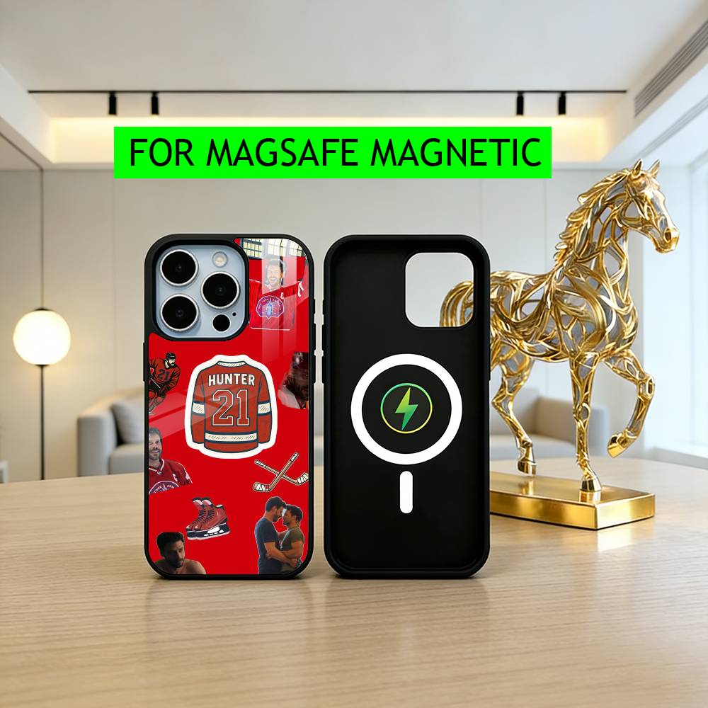 

H-Heated R-Rivalry S-Scott Hunter Phone Case For iPhone17,16,15,14,13,12,11 Plus,Pro Magnetic For Magsafe Wireless Charging iPhone12mini