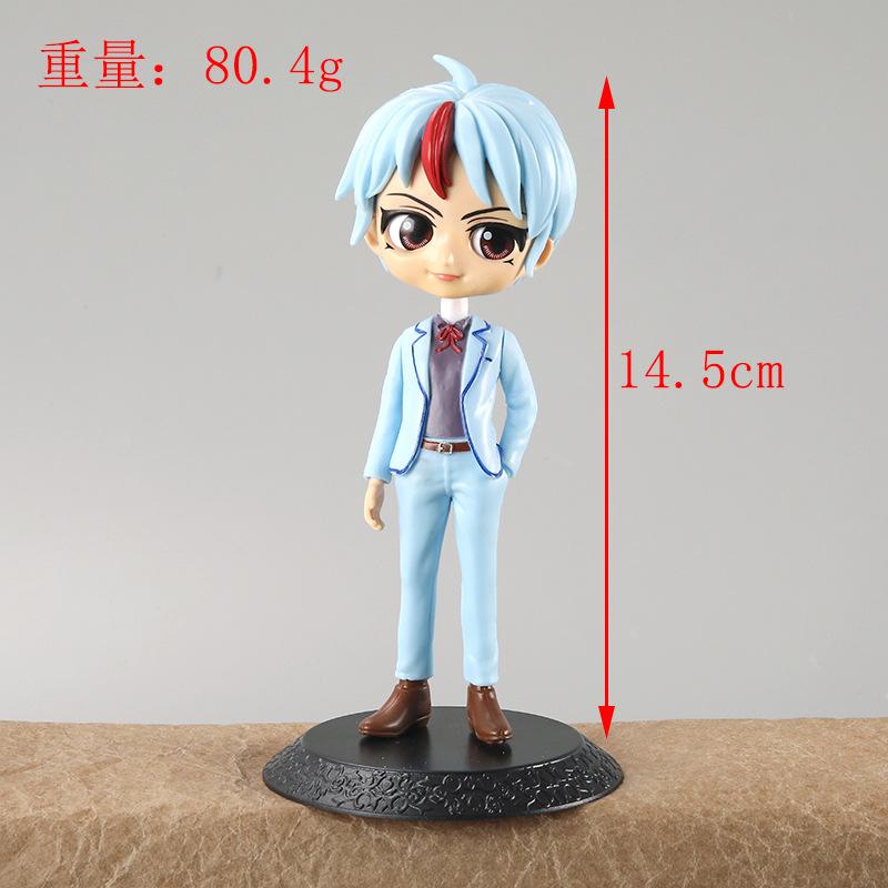 14cm Inuyasha Sesshomaru Kagome Zhuye Kawaii Anime Figure Gk Statue Model Toy Figures Ornaments Collect Office Decorations Gifts