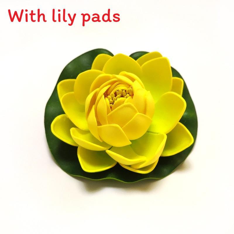 Water Garden Artificial Lotus Flower With Floating Design For Home Decor And Aquariums