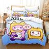 Lanky-box Foxy Boxy 3D NEW Duvet Cover Pillowcase Bedding Set Adult Boy Girl Bedroom Decoration Children Single Double Large