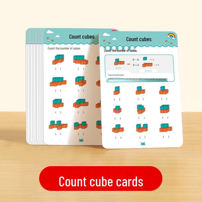 Cubed Magnetic Teaching Aids - 20 pcs, 2cm for 1st Grade Students