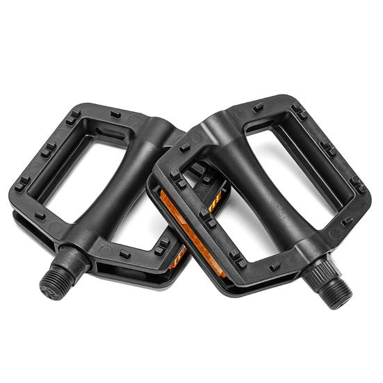 2Pcs Bike Pedal Universal Lightweight Left Right Mountain Road Folding Bicycle Flat Pedal Platform Bike Replacement Accessories