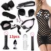 Sex toys for women BDSM sexual couples kit erotic accessories handcuffs for session Anal plug sex game Adult Sexy Toys sexyshop