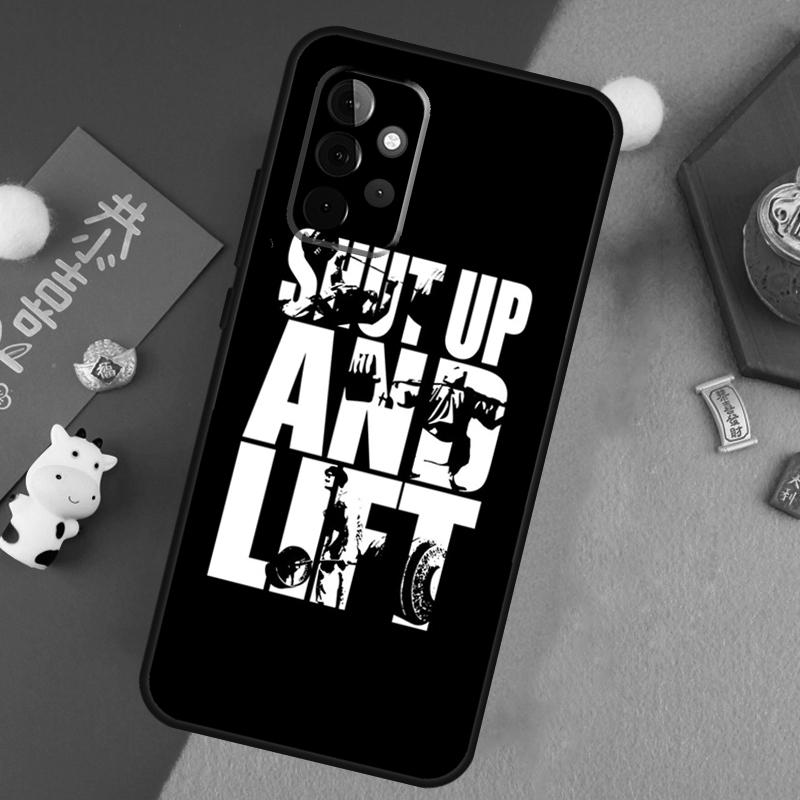 Bodybuilding Gym Fitness Quotes Case For Samsung Galaxy A56 A36 A26 A16 A06 A13 A33 A53 A15 A35 A55 A34 A54 A12 A32 A52 A17