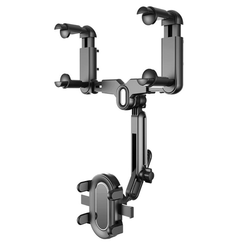 

Держатель для телефона из зеркального стекла для автомобиля, вращающийся на 360 градусов и выдвижной многофункциональный держатель для телефона из зеркала заднего вида 1