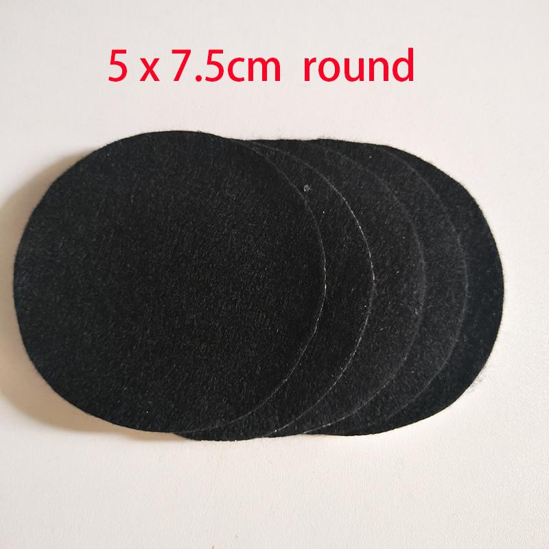 5pcs/lot 10/12cm Fireproof Incense Burner Mat with Black Aluminum Foil for Sandalwood Incense Coil Flame Retardant Cotton Pads 7