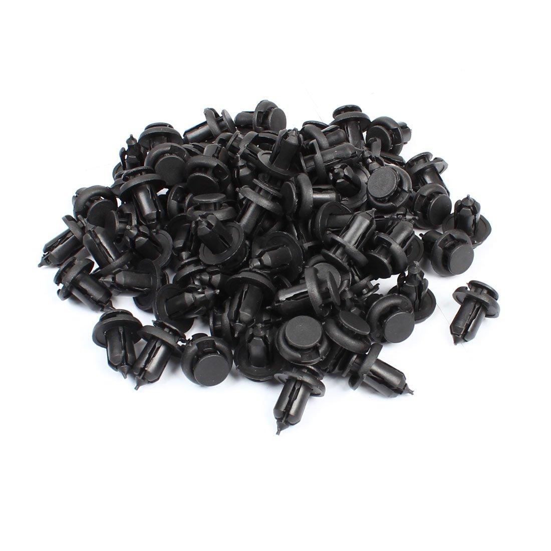 

uxcell Trim Clip Screw, Push Type, 0.4 inch (10 mm) Hole, For Cars, 100 Pcs