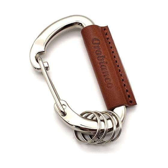 Orobianco Carabiner Keyring Keychain Camel ORKY-004 orobianco Genuine Product