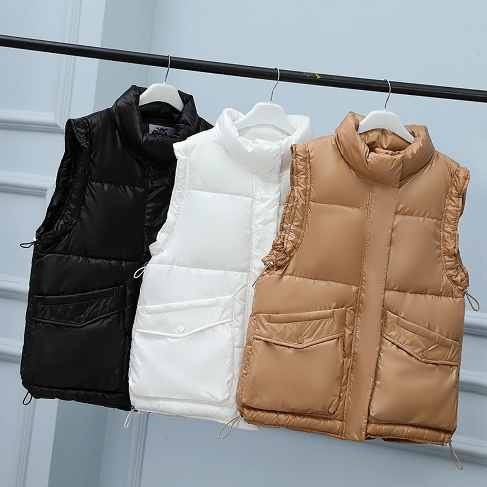 

Женская мода осень/зима пуховая хлопковая теплая куртка-жилет