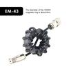 Shortwave Choke Coil Magnetic Ring EM-25 EM-43 HF Radio Accessory 200W 1000W Noise Suppression Electromagnetic Interference