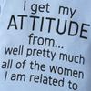 Baby Boy Girl Cotton Jumpsuit "I Get My Attitude From..." Print Short Sleeve Onesie Bodysuit