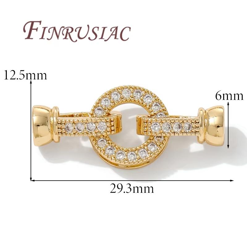 3 Styles 18K Gold Plated Multi-row Pearl Clasps For Necklaces Making,Bracelets Clasp Connectors For Jewelry DIY Accessories