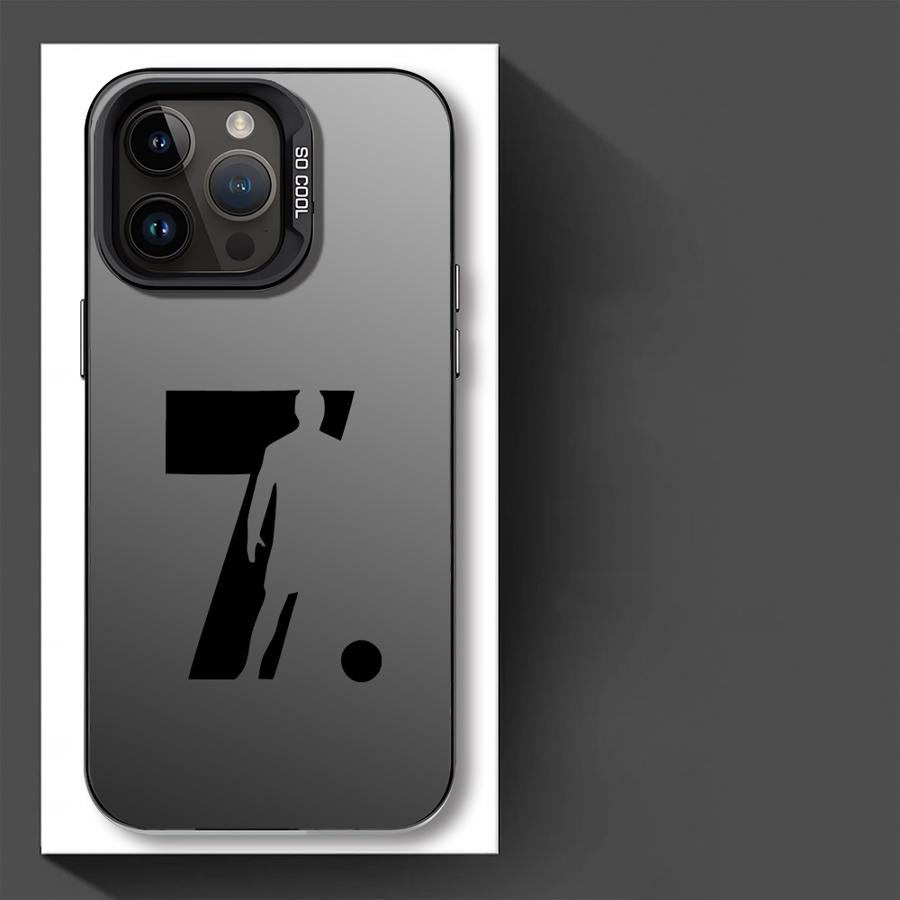 Cartoon Football Number 7 10 Phone Cover Case for iPhone 17 Pro Max 16 11 14 Plus Air 15 12 Pro 13