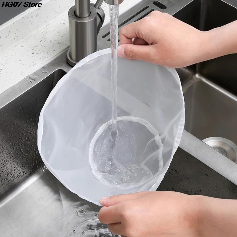 Sáček síťky na sójové boby Nylon Sáček síťky na kapalinu Sáček síťky na mléko Mléko Kávový Sáček Síťka na filtr pro opakované použití Jemná síťovina Barva Síťovina Síťovina Kuchyňské nářadí