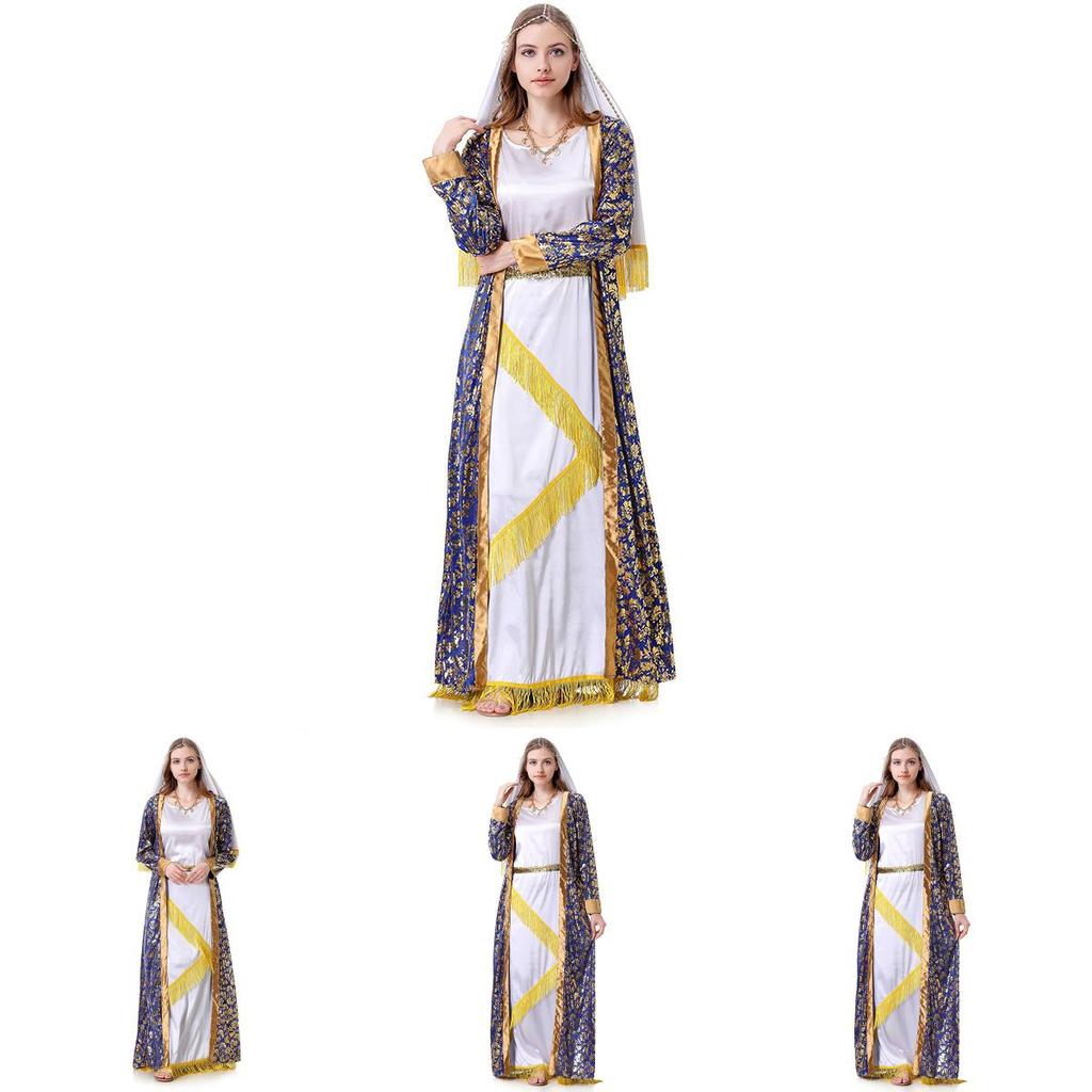 Dubai Fashion Long Dress Halloween Cosplay With Polyester Material For Adults
