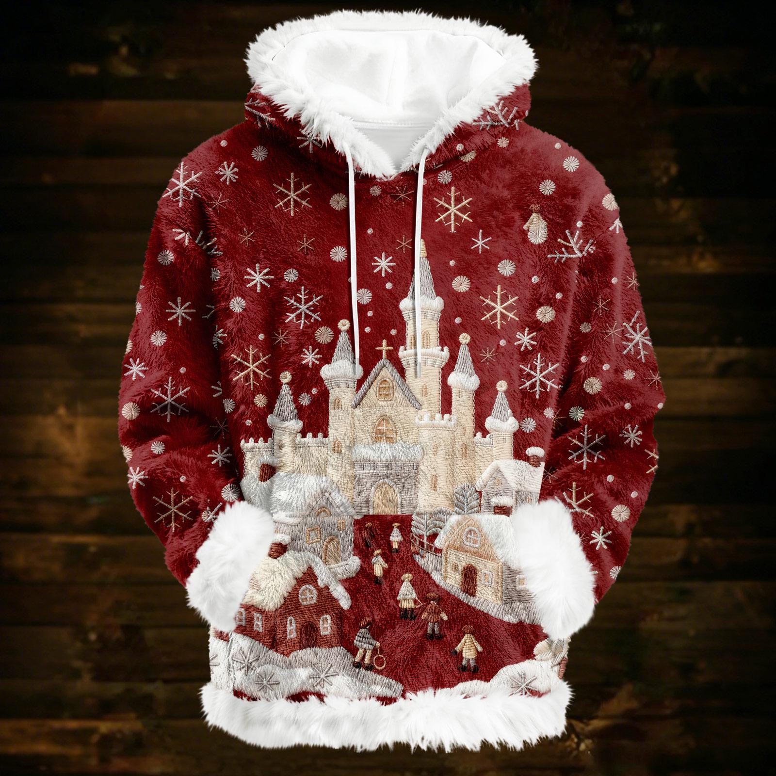 

Толстовки для женщин оверсайз зимние плюшевые милые свитшоты пуловер модная осенне-зимняя одежда XL