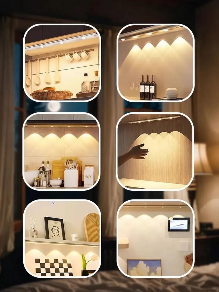 40cm Smart LED Wireless Human Body Induction Charging Atmosphere Light Wine Cabinet Wardrobe Cabinet Entrance Light