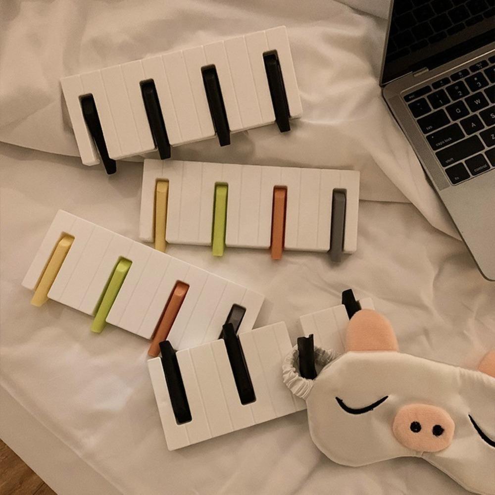 Four-grid Wall Mounted Hanger Punch Free Sundries Storage Hooks  for Hair Accessories