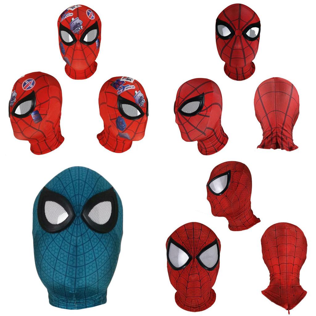 Soft And Comfortable Spiderman Spider Man Miles Morales Full Head Mask For Adults