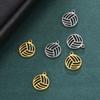 Teamer 10pcs Charms for Jewelry Making DIY Jewelry Accessories Stainless Steel Heart Ball Pendant for Bracelet Necklace Earrings
