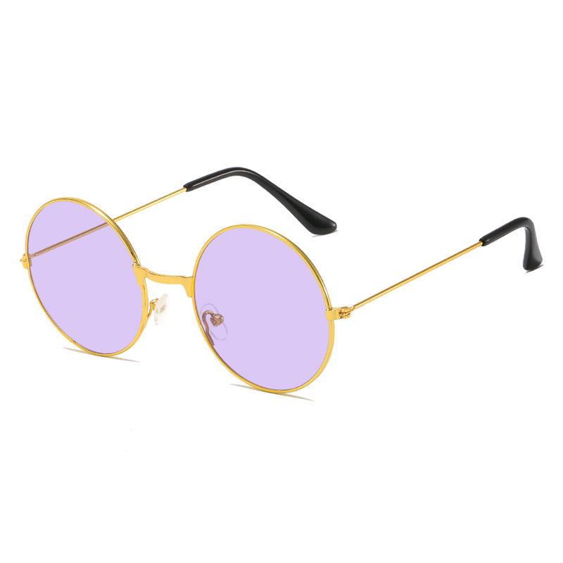 

Модные ретро круглые солнцезащитные очки с линзами цвета океана для свадеб и пляжной одежды