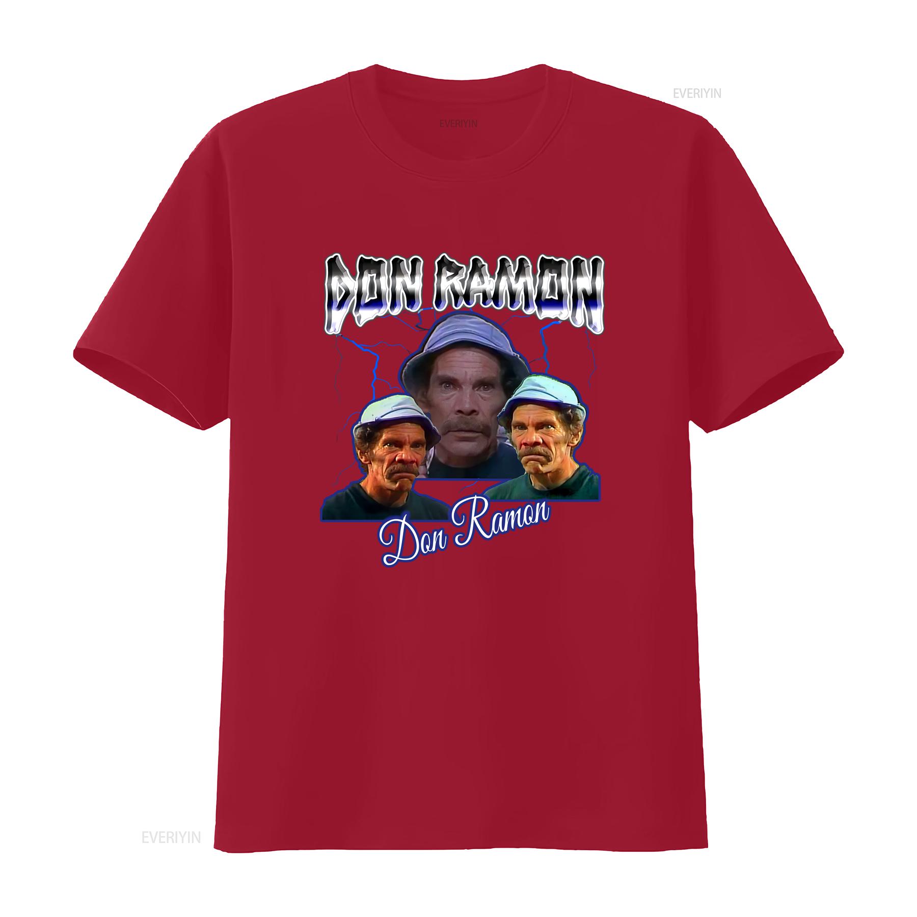 

Don Ramon Bootleg Style T Shirt vintage Washed fashion designer clothes graphic Slightly streetwear homme Stylish Versatile S