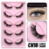 Cat Eye Lashes Faux Mink Eyelashes Natural Long Winged End Eye Elongated Eyelashes Faux Cils Eyelashes Extension